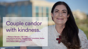 Candor Kindness Morgan quote